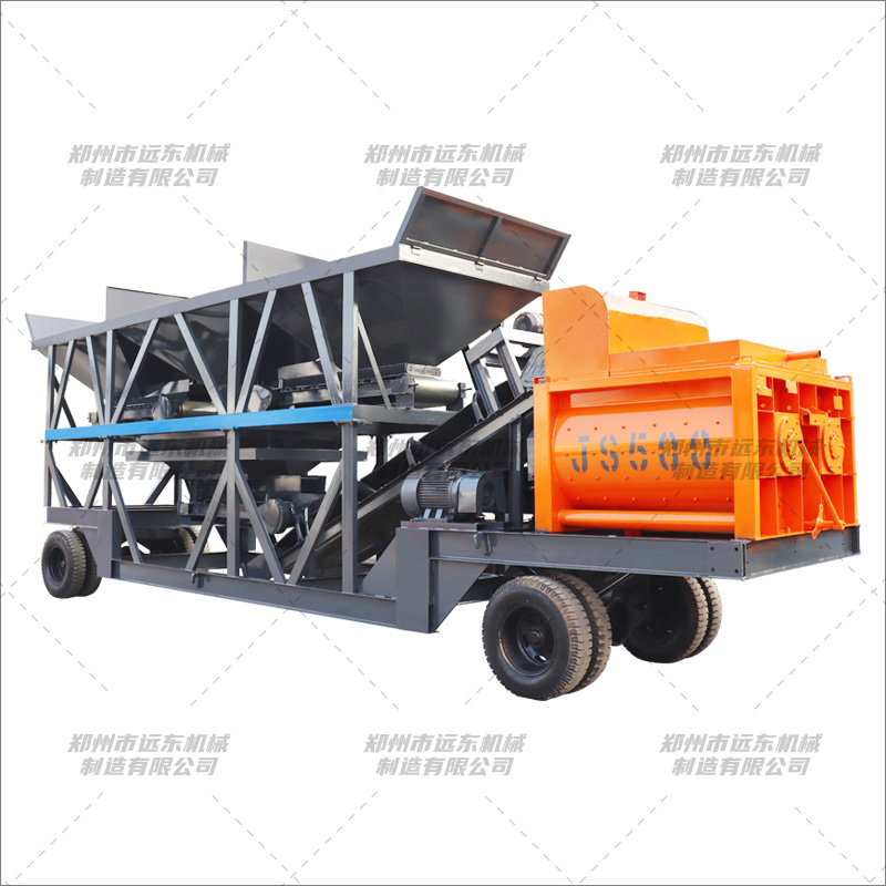 移动强制搅拌站(图3) 移动强制搅拌站(图3)