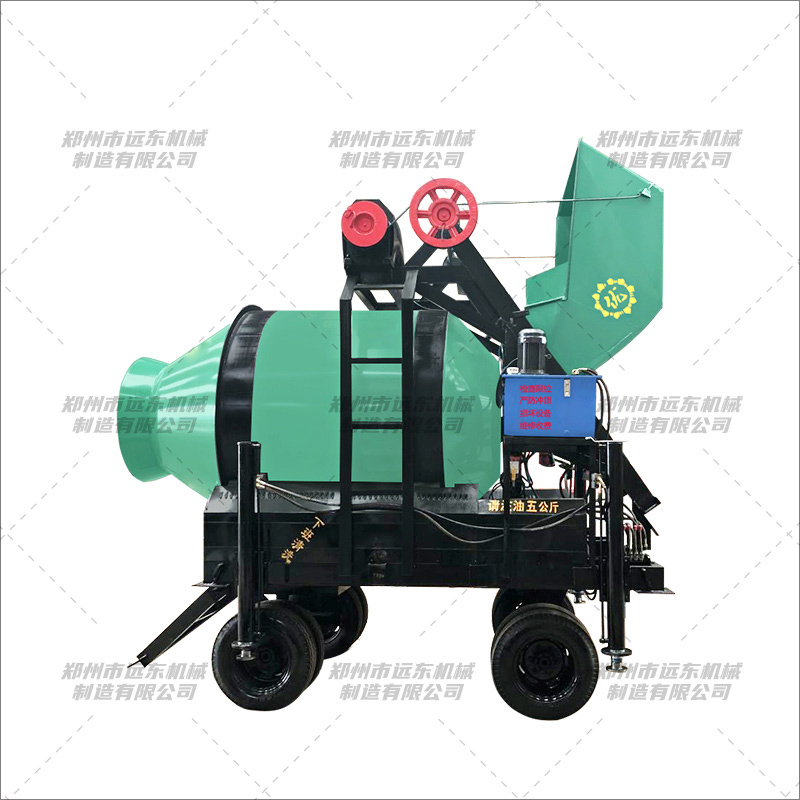 JZM1500型柴油液压翻斗搅拌机(图1) JZM1500型柴油液压翻斗搅拌机(图1)